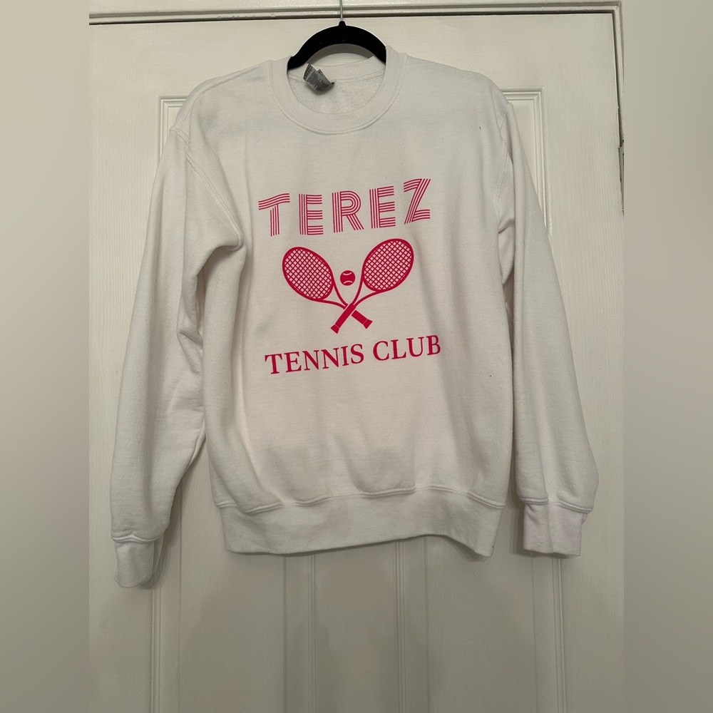 Terez white sweatshirt size small